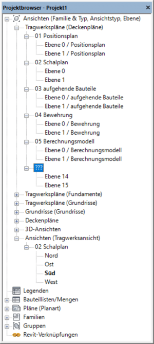 Projektbrowser