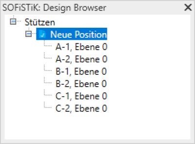 SOFiSTiK: Design Browser