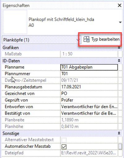 Eigenschaften Plankopf